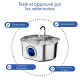 Félinox™ | Fontaine Intelligente Anti-Maladies Rénales - Le Pelage