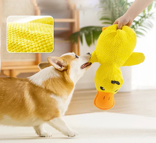 Canard à Mâcher Anti-Stress pour Chien | CalinCanin™ - Le Pelage